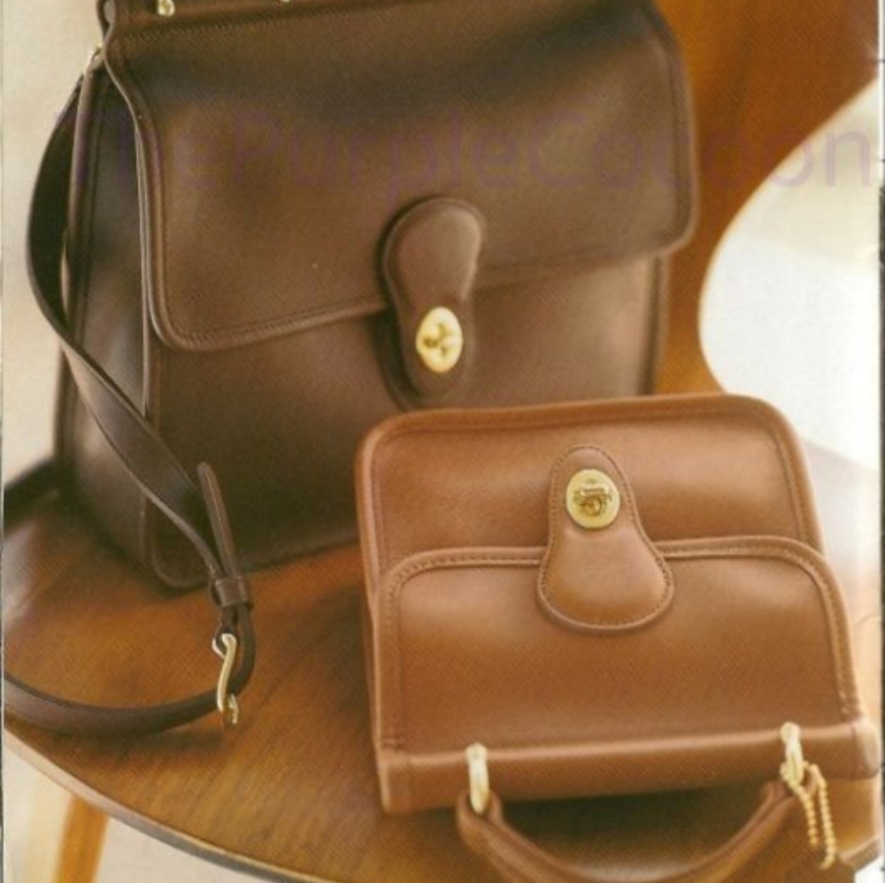 SOLD!!! Black Vintage Coach Willis Bag #9927 - Picture 9 of 9